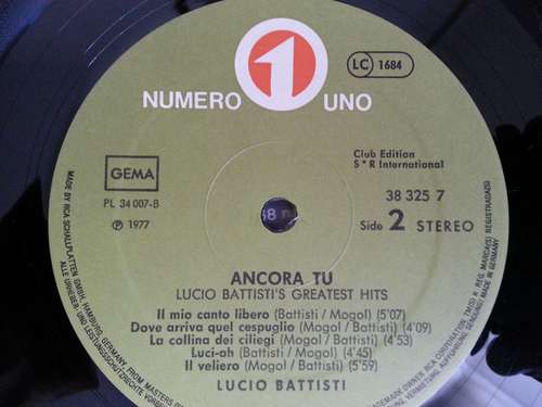 Cover Lucio Battisti - Ancora Tu Greatest Hits (LP, Comp) Schallplatten Ankauf