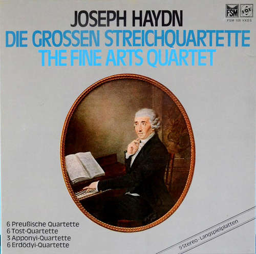 Cover Joseph Haydn - The Fine Arts Quartet - Die Grossen Streichquartette (9xLP) Schallplatten Ankauf