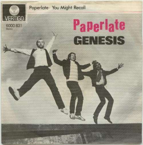 Cover Genesis - Paperlate (7, Single) Schallplatten Ankauf