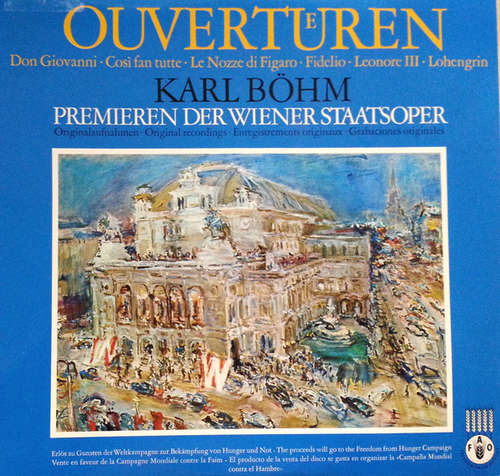 Cover Karl Böhm - Ouvertüren / Premieren Der Wiener Staatsoper (LP, Comp, Mono, RE) Schallplatten Ankauf