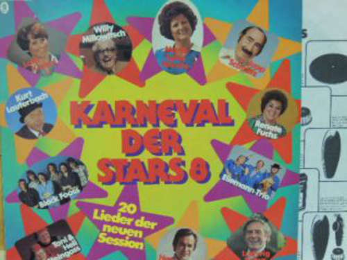 Cover Various - Karneval Der Stars 8 (LP, Comp) Schallplatten Ankauf