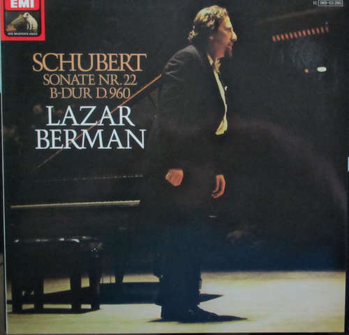 Cover Lazar Berman, Franz Schubert - Schubert Sonata In B Flat D. 960 (LP) Schallplatten Ankauf