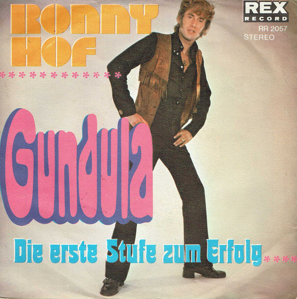 Cover Ronny Hof - Gundula (7) Schallplatten Ankauf