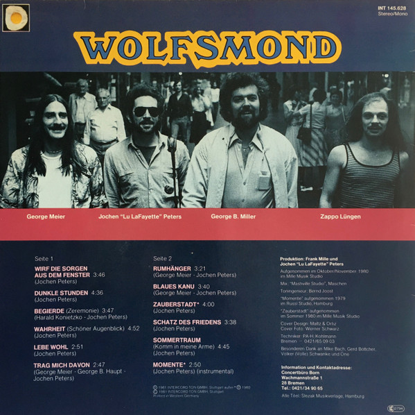 Cover Wolfsmond (2) - Verwandelt ! (LP, Album) Schallplatten Ankauf