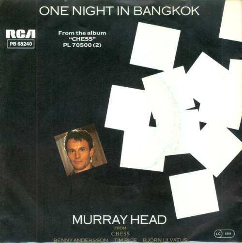 Cover Murray Head - One Night In Bangkok (7, Single) Schallplatten Ankauf