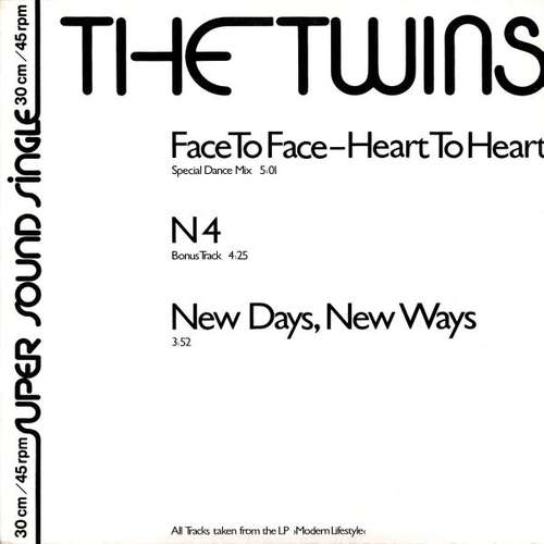Cover Twins, The - Face To Face - Heart To Heart (12, Single) Schallplatten Ankauf