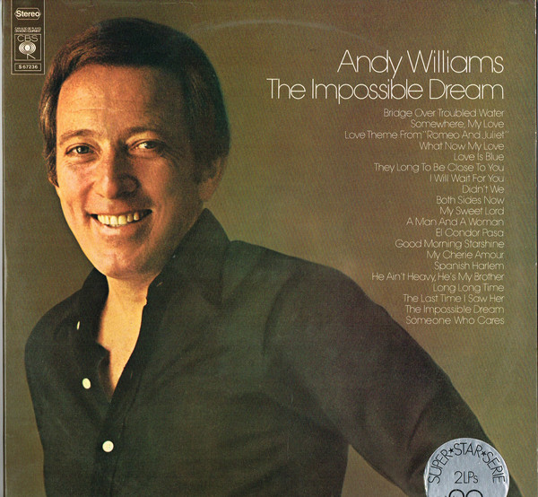 Cover Andy Williams - The Impossible Dream (2xLP, Album, Comp, Gat) Schallplatten Ankauf