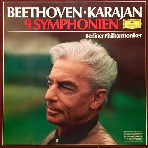 Cover Beethoven* / Karajan*, Berliner Philharmoniker - 9 Symphonien (8xLP, RE + Box) Schallplatten Ankauf