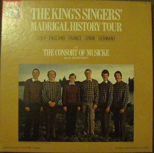 Cover The King's Singers, The Consort Of Musicke, Anthony Rooley - Madrigal History Tour (2xLP, Album, Box) Schallplatten Ankauf