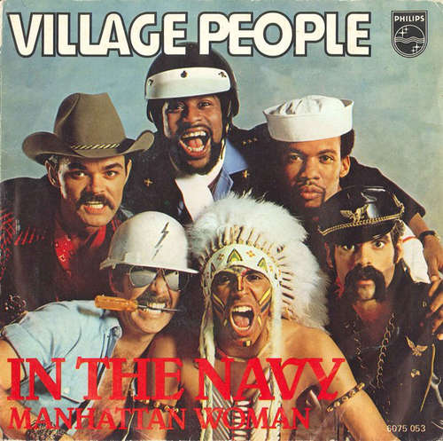 Cover Village People - In The Navy (7, Single) Schallplatten Ankauf