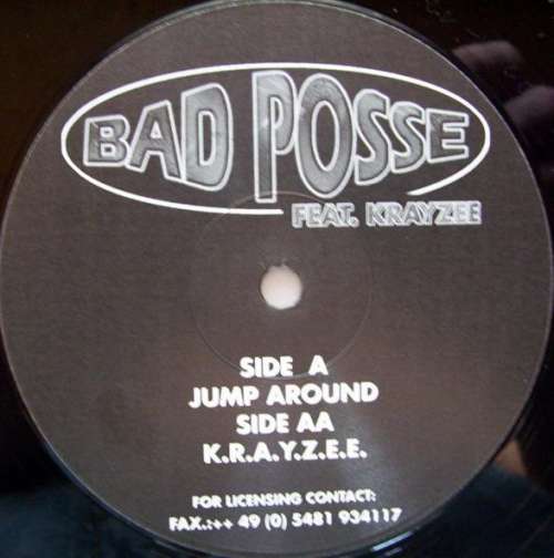 Cover Bad Posse Feat. Krayzee - Jump Around / K.R.A.Y.Z.E.E. (12) Schallplatten Ankauf