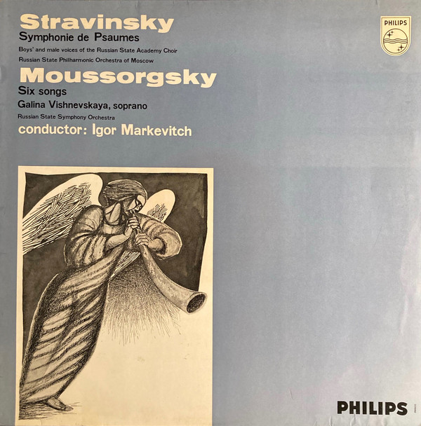 Cover Igor Markevitch - Symphonie De Psaumes / Six Songs (LP) Schallplatten Ankauf