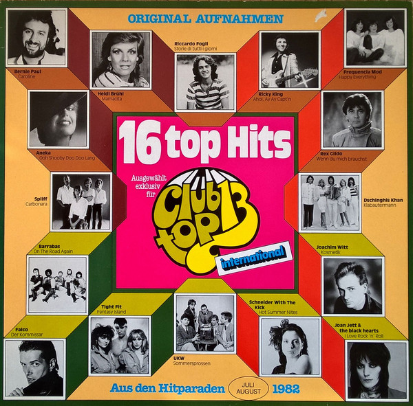 Cover Various - 16 Top Hits Aus Den Hitparaden Juli August 1982 (LP, Comp) Schallplatten Ankauf