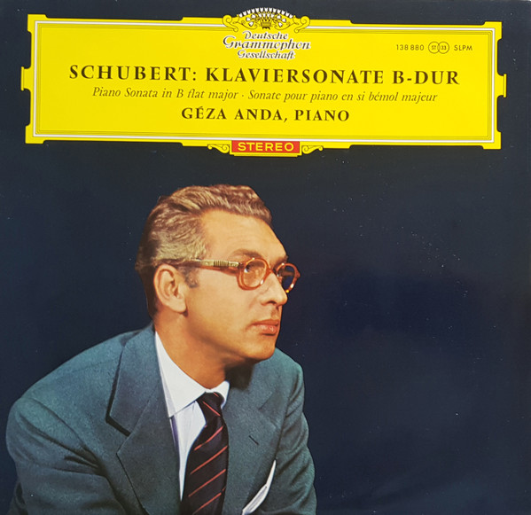 Cover Schubert* - Géza Anda - Klaviersonate B-dur D.960 (LP, Album) Schallplatten Ankauf