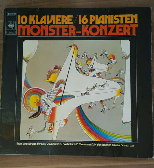 Cover Samuel Adler - 10 Klaviere/16 Pianisten: Monster-Konzert (LP, Album) Schallplatten Ankauf
