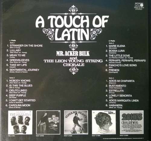 Cover Mr. Acker Bilk* And The Leon Young String Chorale - A Touch Of Latin (2xLP, Album) Schallplatten Ankauf