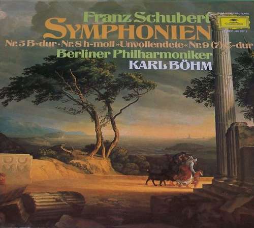 Cover Franz Schubert • Karl Böhm, Berliner Philharmoniker - Symphonien Nr.5 - Nr.8 (Unvollendete) - Nr.9 (7) (2xLP, Club, Gat) Schallplatten Ankauf