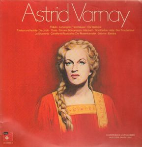 Cover Astrid Varnay - Astrid Varnay - Historische Aufnahmen Aus Dem Jahre 1951 (2xLP, Album) Schallplatten Ankauf