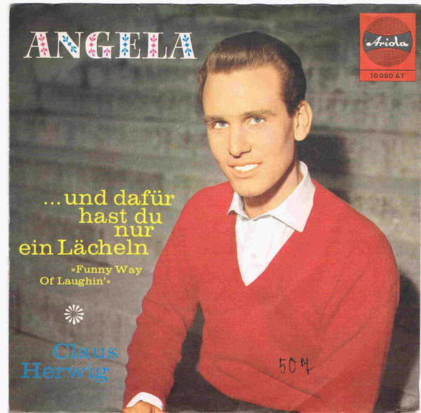 Cover Claus Herwig - Angela (7, Single) Schallplatten Ankauf