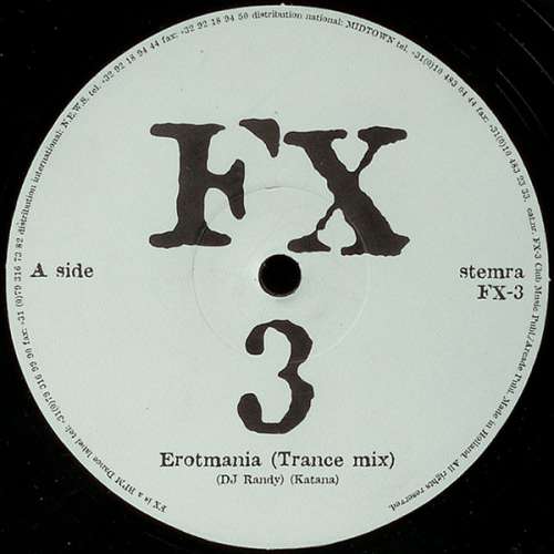 Cover DJ Randy / Katana / W. Faber* - FX 3 (12) Schallplatten Ankauf