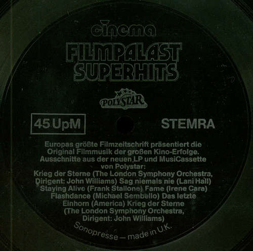 Cover Various - Cinema - Filmpalast Superhits (Flexi, S/Sided, Mixed, Smplr) Schallplatten Ankauf