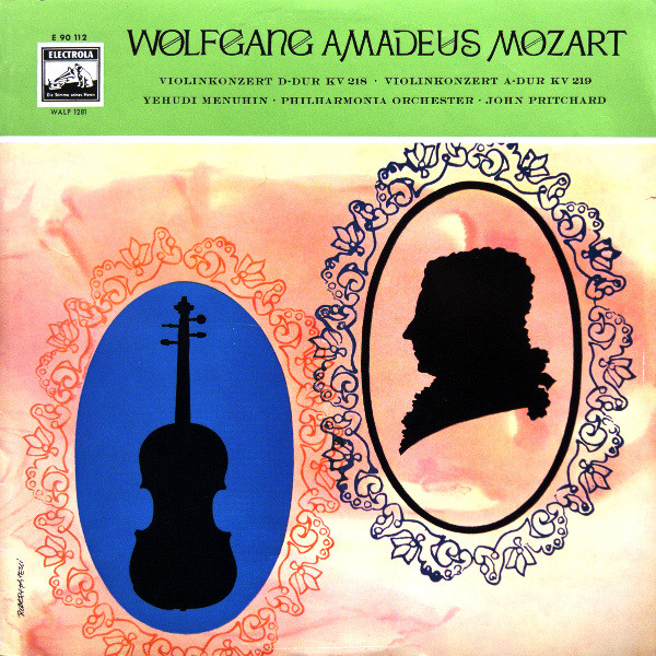Cover Wolfgang Amadeus Mozart - Yehudi Menuhin, Philharmonia Orchester*, John Pritchard - Violinkonzert D-dur KV 218 / Violinkonzert A-dur KV 219 (LP, Album, RE, Gat) Schallplatten Ankauf