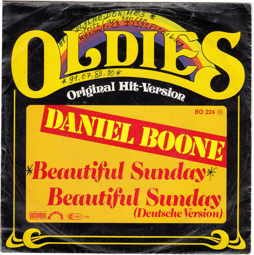 Bild Daniel Boone - Beautiful Sunday / Beautiful Sunday (Deutsche Version) (7, Single, RE) Schallplatten Ankauf