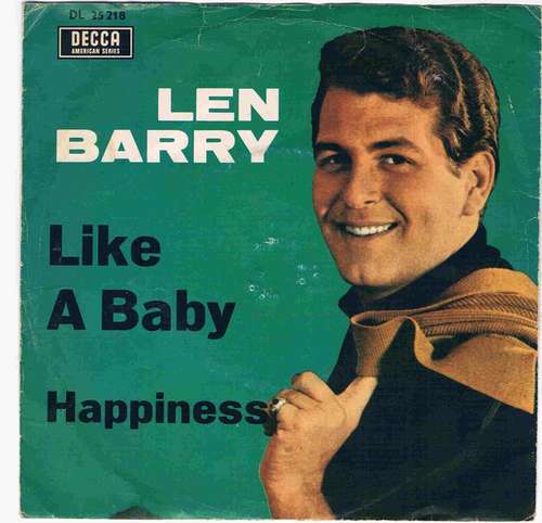 Cover Len Barry - Like A Baby / Happiness (7, Single) Schallplatten Ankauf
