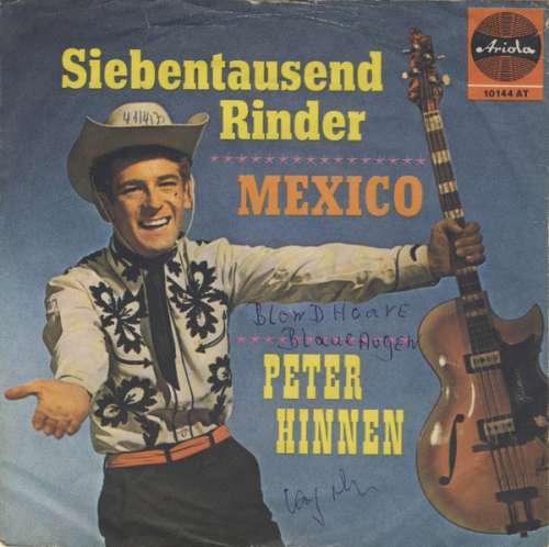 Cover Peter Hinnen - Mexico (7, Single, Mono) Schallplatten Ankauf