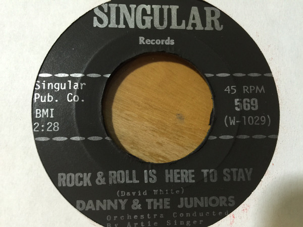 Cover Danny & The Juniors - Rock And Roll Is Here To Stay (7, Single) Schallplatten Ankauf