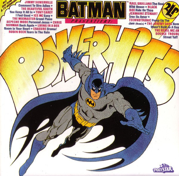 Cover Various - Batman Präsentiert: Powerhits (2xLP, Comp) Schallplatten Ankauf