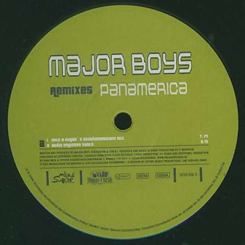 Cover Major Boys - Panamerica (Remixes) (12) Schallplatten Ankauf