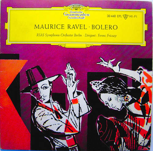 Cover Maurice Ravel - RIAS Symphonie-Orchester Berlin, Ferenc Fricsay - Bolero (7, EP) Schallplatten Ankauf