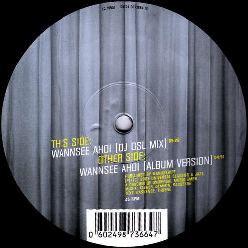 Cover Nylon (4) - Wannsee Ahoi (12) Schallplatten Ankauf
