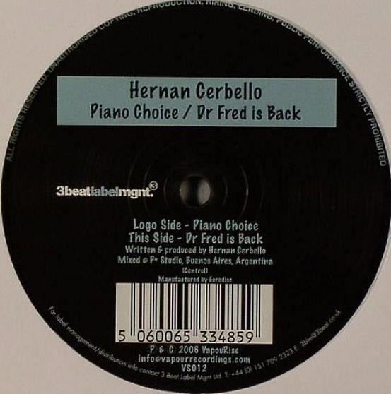 Bild Hernan Cerbello - Piano Choice / Dr Fred Is Back (12) Schallplatten Ankauf