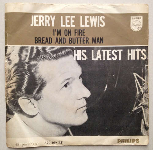 Cover Jerry Lee Lewis - I'm On Fire (7, Single) Schallplatten Ankauf