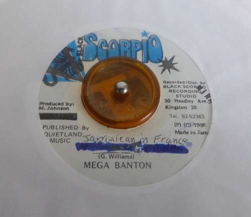 Cover Mega Banton - Jamaican In France (7, Single) Schallplatten Ankauf