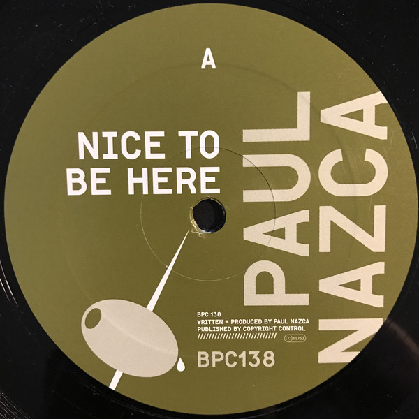 Cover Paul Nazca - Nice To Be Here (12) Schallplatten Ankauf