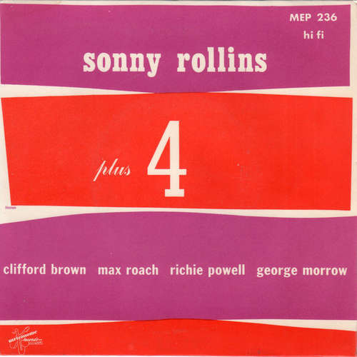 Cover Sonny Rollins - Plus 4 (7, EP, Mono) Schallplatten Ankauf