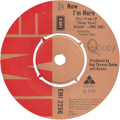 Cover Queen - Now I'm Here (7, Single) Schallplatten Ankauf