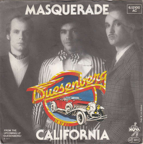 Cover Duesenberg - Masquerade / California  (7, Single) Schallplatten Ankauf