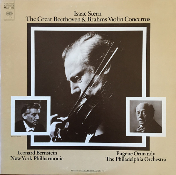 Cover Isaac Stern - The Great Beethoven & Brahms Violin Concertos (2xLP, Comp) Schallplatten Ankauf