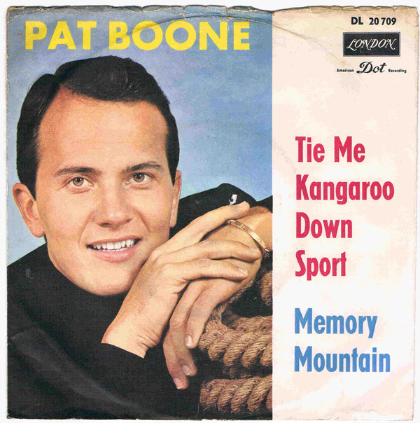 Bild Pat Boone - Tie Me Kangaroo Down Sport / Memory Mountain (7, Single) Schallplatten Ankauf