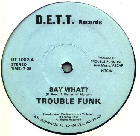 Cover Trouble Funk - Say What? (12) Schallplatten Ankauf