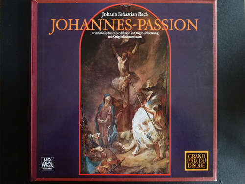 Cover Johann Sebastian Bach - Johannes - Passion (Erste Schallplattenproduktion In Originalbesetzung Mit Originalinstrumenten) (3xLP + LP, S/Sided + Box, RE) Schallplatten Ankauf