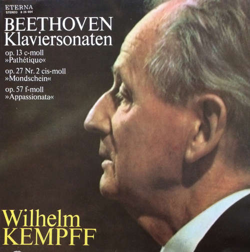 Cover Beethoven*, Wilhelm Kempff - Klaviersonaten (LP, RP, Blu) Schallplatten Ankauf