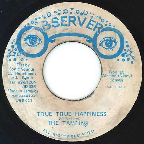 Cover The Tamlins - True True Happiness (7) Schallplatten Ankauf