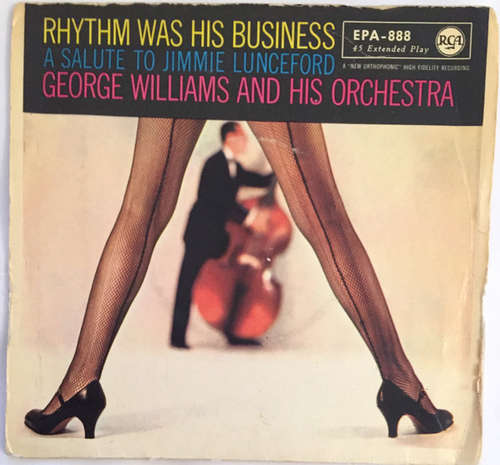 Cover George Williams And His Orchestra - Rhythm Was His Business (A Salute To Jimmie Lunceford), Volume 1 (7, EP) Schallplatten Ankauf