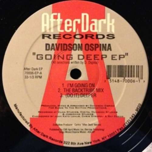 Cover Davidson Ospina - Going Deep EP (12, EP) Schallplatten Ankauf