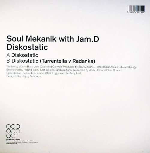 Cover Soul Mekanik with Jam.D* - Diskostatic (12) Schallplatten Ankauf